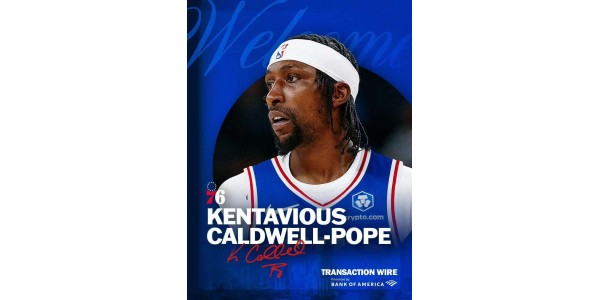 Kentavious Caldwell-Pope slutter sig til 76ers på en veteran minimumskontrakt Kentavious Caldwell-Pope slutter sig til 76ers på en veteran minimumskontrakt